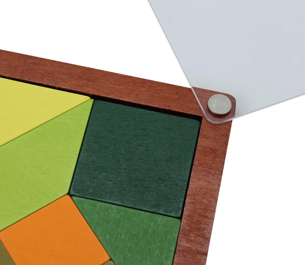 Tout Pour le Jeu Tangram coloré avec sous-verre