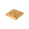 Tout Pour le Jeu Tangram jeu esprit construction en bois avec cadre 11.5 x 11.5 cm
