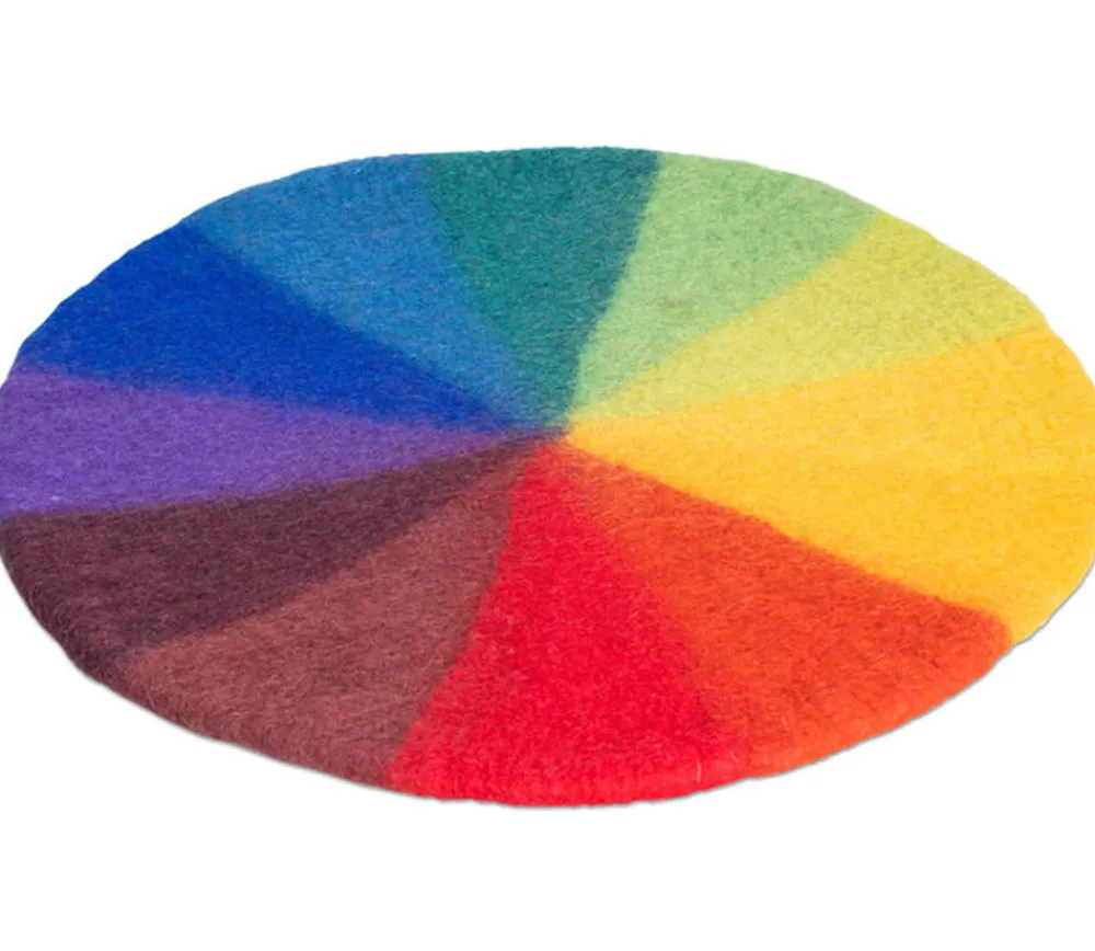 Tout Pour le Jeu Tapis arc-en-ciel en feutrine 50 cm