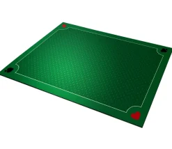 Tout Pour le Jeu Tapis Belote premium 40 x 60 cm Classique avec bords galonnés. Pique coeur trèfle carreau
