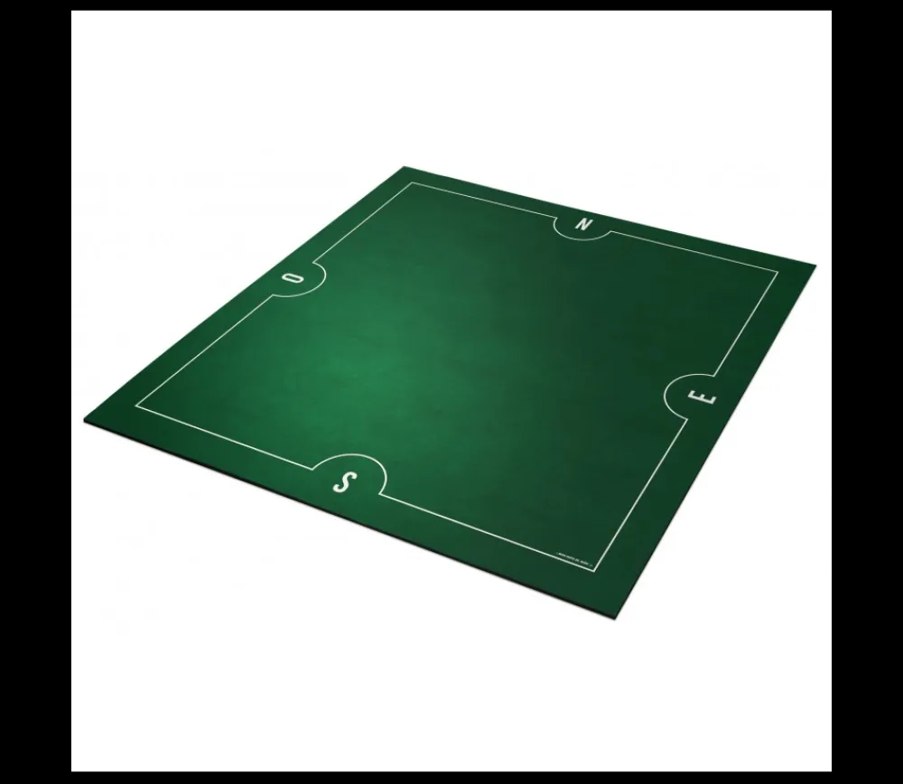 Tout Pour le Jeu Tapis Bridge 78 x 78 cm vert nord sud est ouest
