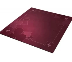 Tout Pour le Jeu Tapis cartes 60x60 cm bordeaux Tarot - NSEO