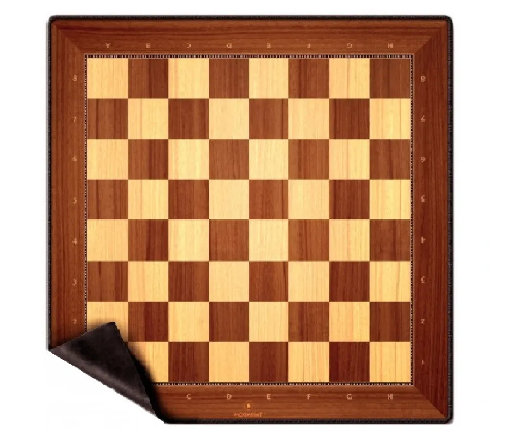 Tout Pour le Jeu Tapis d'échecs 50 x 50 cm style bois