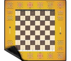 Tout Pour le Jeu Tapis d'échecs pédagogique 50 x 50 cm