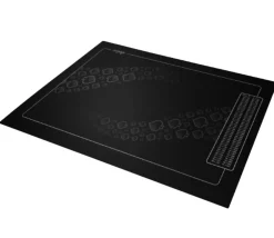 Tout Pour le Jeu Tapis de cartes Belote 40 x 60 cm grille point 4 joueurs noir