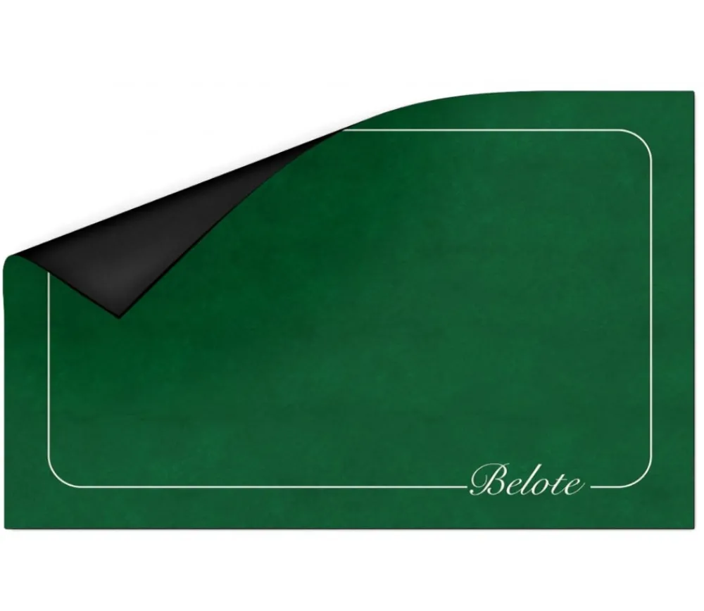 Tout Pour le Jeu Tapis de cartes Belote classique 40 x 60 cm Vert