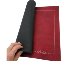Tout Pour le Jeu Tapis de cartes Belote classique 40 x 60 cm Bordeaux