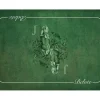 Tout Pour le Jeu Tapis de cartes Belote Valet 40 x 60 cm Vert
