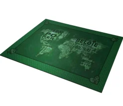 Tout Pour le Jeu Tapis de cartes Cartes du monde 40 x 60 cm Vert
