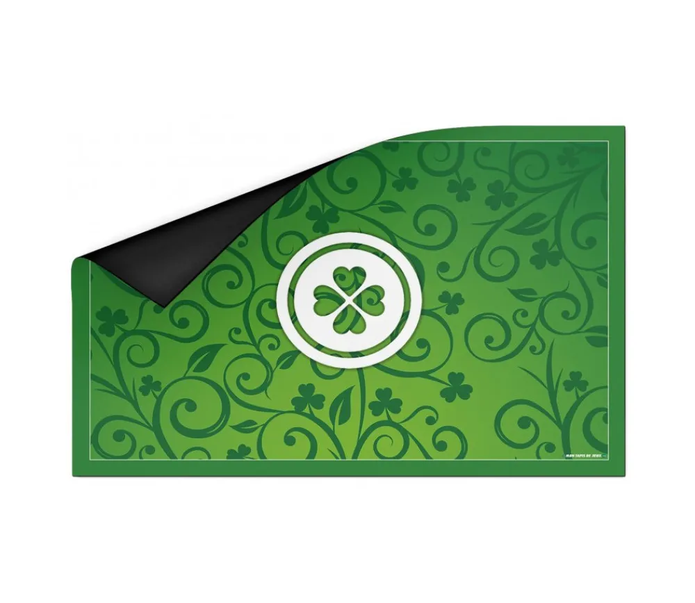 Tout Pour le Jeu Tapis de cartes Chance Trèfle 40 x 60 cm vert