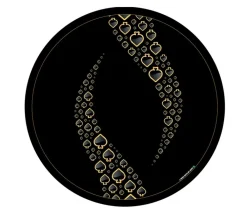 Tout Pour le Jeu Tapis de cartes rond 50 cm Pique Forest