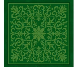 Tout Pour le Jeu Tapis de cartes Vert Arabesques 40 x 40 cm