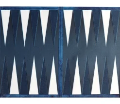 Tout Pour le Jeu Tapis de jeu Backgammon bleu 64 x 47 cm (sans les pions)