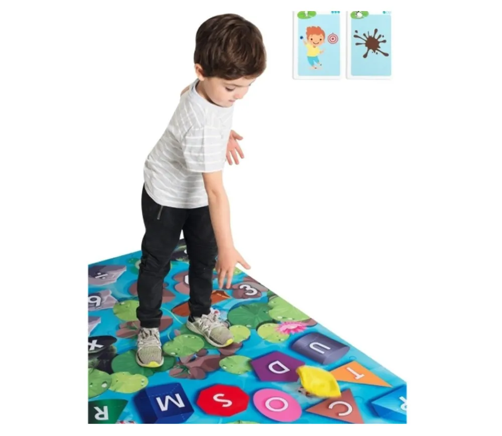 Tout Pour le Jeu Tapis de jeu éducatif Nimbly lettres, formes et chiffres -183 x 91 cm