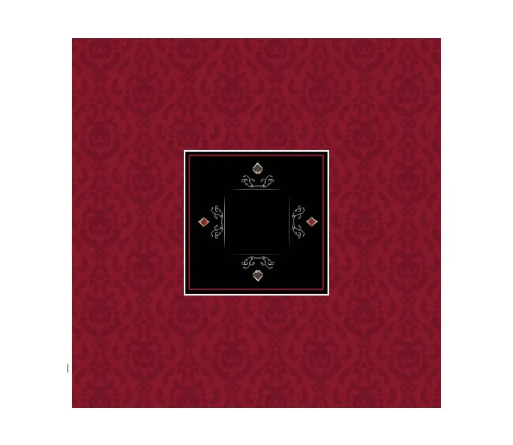 Tout Pour le Jeu Tapis de jeu Poker 100 x 100 cm carré Victorian épais