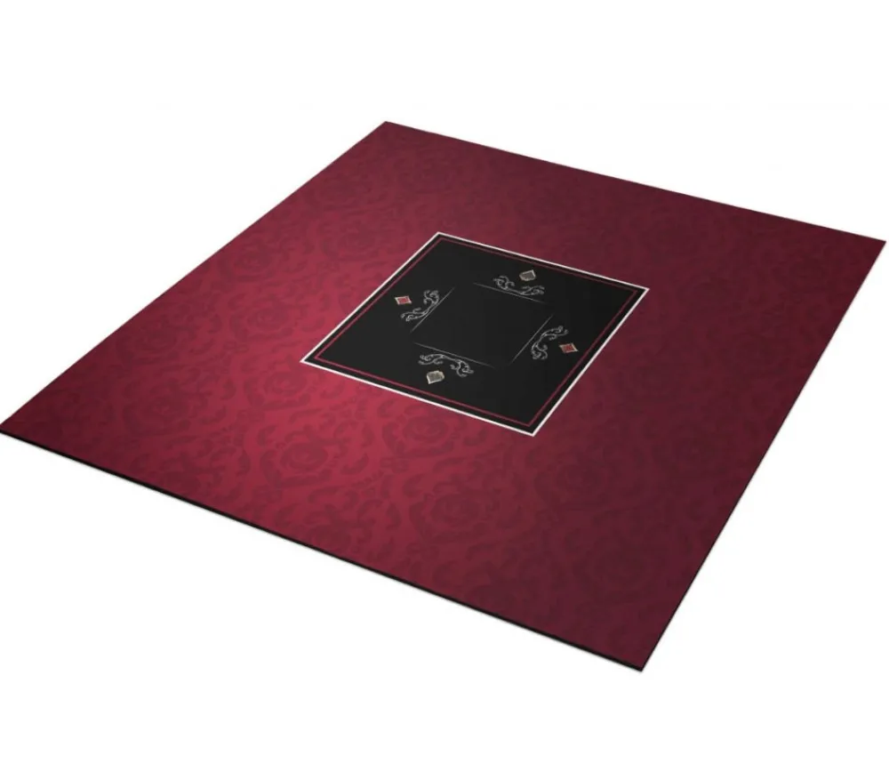 Tout Pour le Jeu Tapis de jeu Poker 100 x 100 cm carré Victorian épais