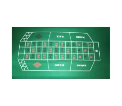 Tout Pour le Jeu Tapis de jeu pour roulette 180 x 90 cm pas cher feutrine