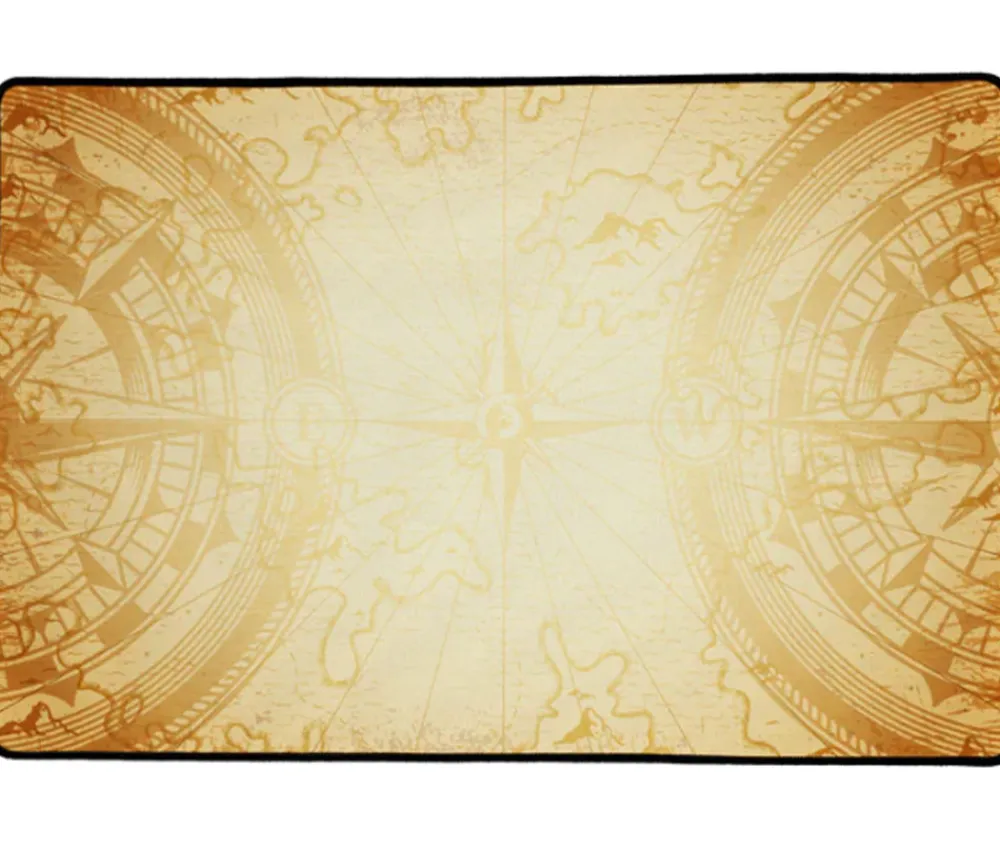 Tout Pour le Jeu Tapis de jeux 60 x 40 cm Compas sepia