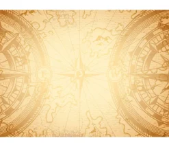 Tout Pour le Jeu Tapis de jeux 60 x 40 cm Compas sepia