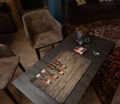 Tout Pour le Jeu Tapis de jeux 60 x 40 cm décor bois wood