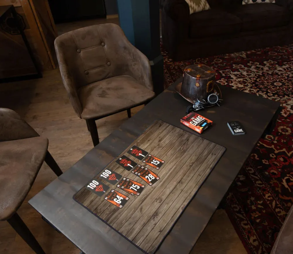 Tout Pour le Jeu Tapis de jeux 60 x 40 cm décor bois wood