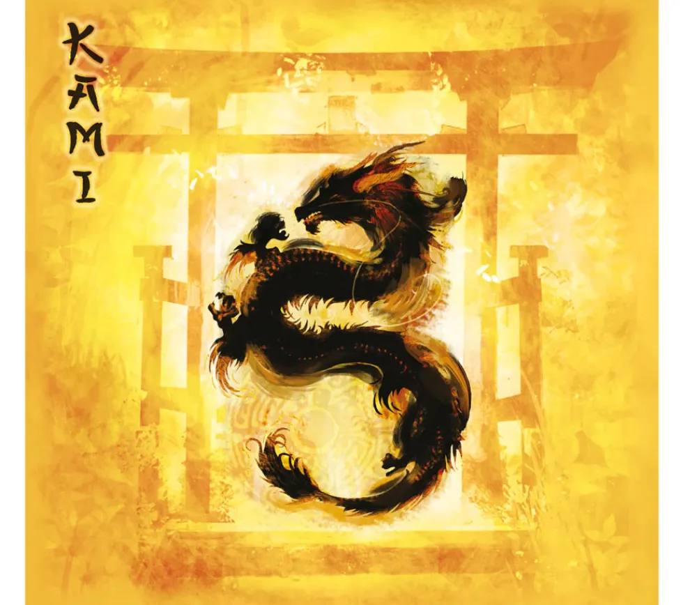 Tout Pour le Jeu Tapis de jeux 60 x 60 cm Dragon jaune Kami 3