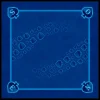 Tout Pour le Jeu Tapis jeu 60 x 60 cm Tarot bleu Pique Forest
