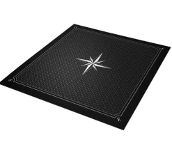Tout Pour le Jeu Tapis jeu 60 x 60 cm Tarot noir rose des vents