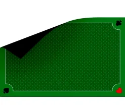 Tout Pour le Jeu Tapis jeu 40 x 60 cm Vert Classique 4 coins : Pique coeur trèfle carreau