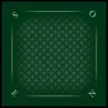Tout Pour le Jeu Tapis jeu 78 x 78 cm vert tramé Tarot Bridge