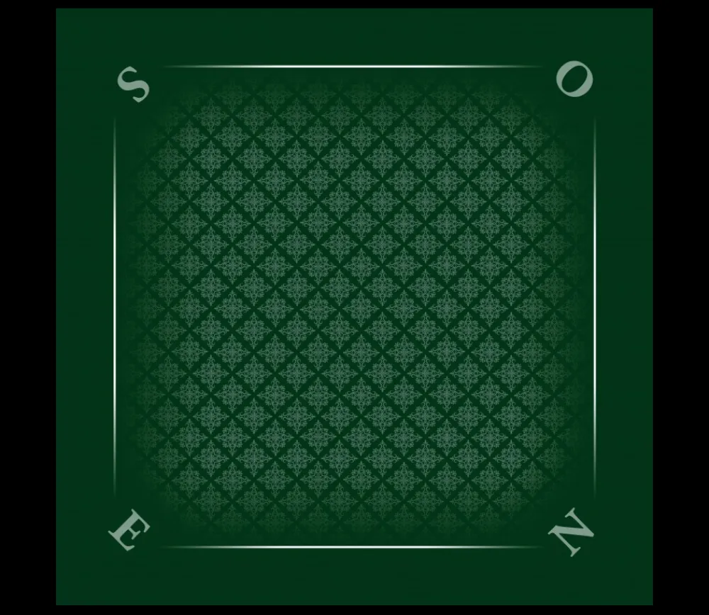 Tout Pour le Jeu Tapis jeu 60 x 60 cm vert tramé Tarot