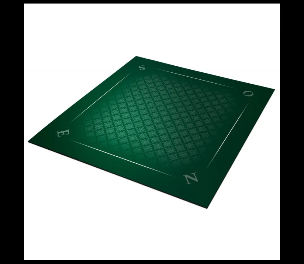 Tout Pour le Jeu Tapis jeu 60 x 60 cm vert tramé Tarot