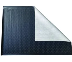 Tout Pour le Jeu Tapis jeu recto Noir- verso Gris Megamat hexagone effaçable plateau 122 x 88 cm