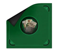 Tout Pour le Jeu Tapis jeu Tarot 60 x 60 cm Les 3 bouts vert