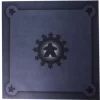 Tout Pour le Jeu Tapis Meeple gris Multijeux 60x60 cm