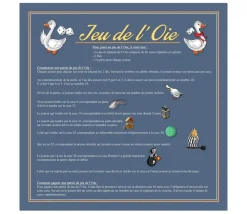 Tout Pour le Jeu Tapis souple jeu de l'oie 60 x 60 cm sans pions