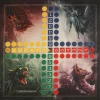 Tout Pour le Jeu Tapis souple jeu petits chevaux Dragons 50 x 50 cm sans pions