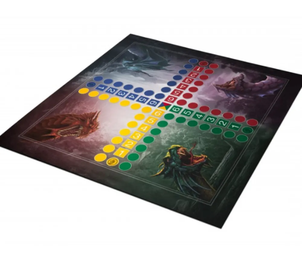 Tout Pour le Jeu Tapis souple jeu petits chevaux Dragons 50 x 50 cm sans pions