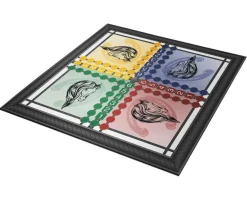 Tout Pour le Jeu Tapis souple jeu petits chevaux 50 x 50 cm sans pions