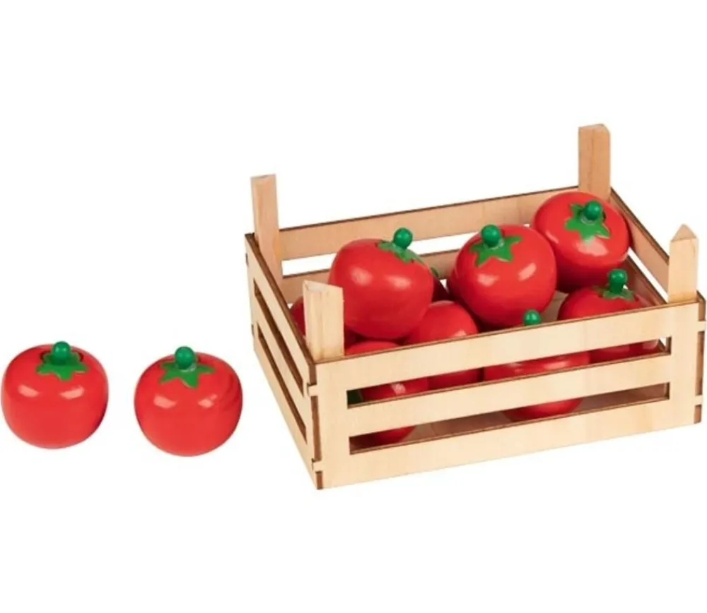 Tout Pour le Jeu Tomate en bois 4.3 x 3.7 cm jouet fruit