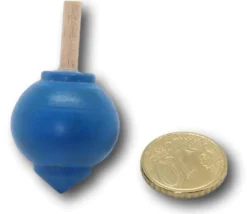 Tout Pour le Jeu Toupie bois boule 4,2 x 2,4 cm à l'unité - fabrication France