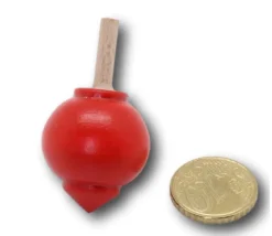 Tout Pour le Jeu Toupie bois boule 4,2 x 2,4 cm à l'unité - fabrication France