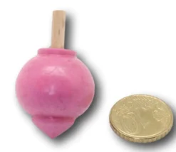 Tout Pour le Jeu Toupie bois boule 4,2 x 2,4 cm à l'unité - fabrication France