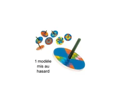 Enfant Tout Pour le Jeu Toupie bois effet optique 6 cm vente à l'unité