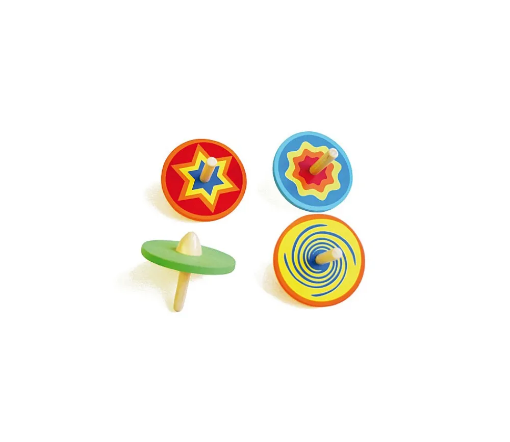 Tout Pour le Jeu Toupie bois Multicolore 6 cm de diamètre
