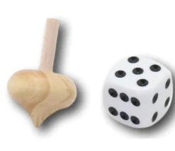 Tout Pour le Jeu Toupie buis 2.2 cm à l'unité - fabrication France