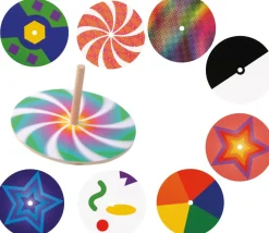 Tout Pour le Jeu Toupie géante 15 cm mélange de couleurs