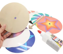 Tout Pour le Jeu Toupie géante 15 cm mélange de couleurs