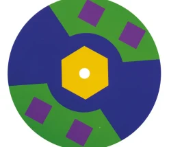 Tout Pour le Jeu Toupie géante 15 cm mélange de couleurs