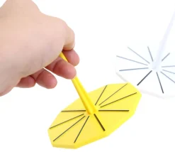Tout Pour le Jeu Toupie géante neutre personnalisable - roulette 10 cm